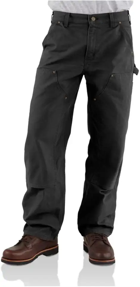 Carhartt Men's Loose Straight Washed Duck Double-Front Dungaree