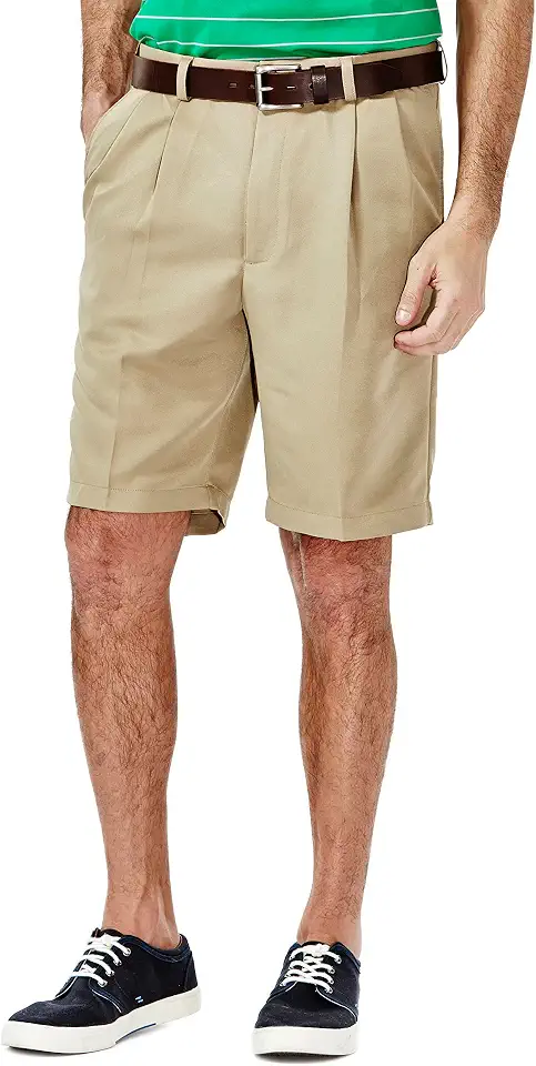 Haggar Men's Classic Fit Cool 18 Dress Casual Short