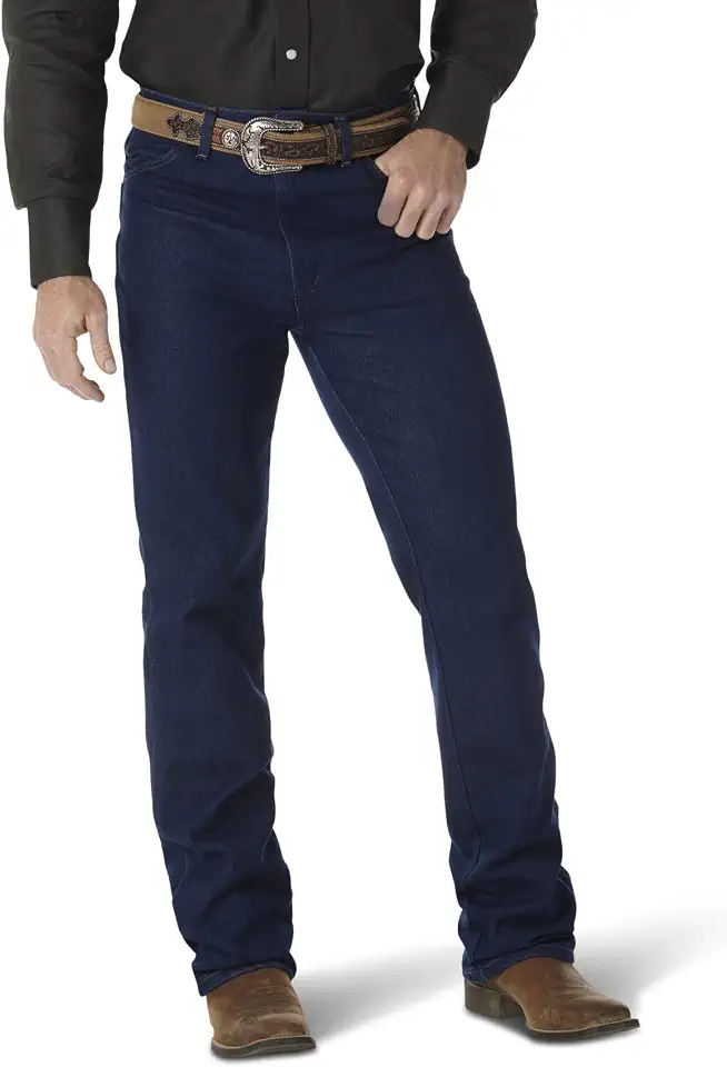 Wrangler Men's Cowboy Cut Stretch Slim Fit Boot Cut Jean