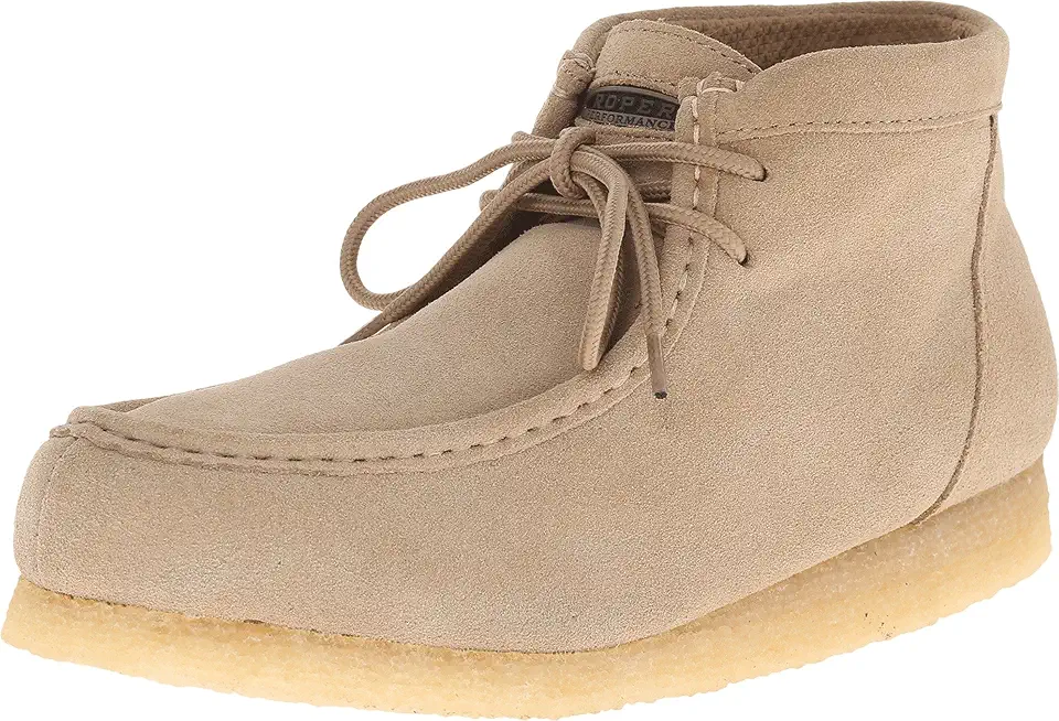 Men's Tan Suede Western Roper Boots