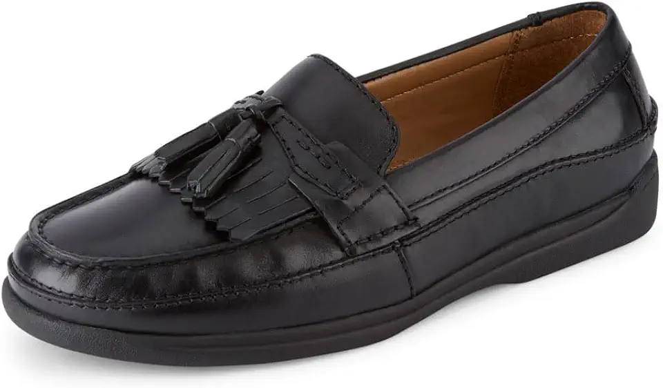 DOCKERS Mens Sinclair Leather Dress Casual Tassel Loafers