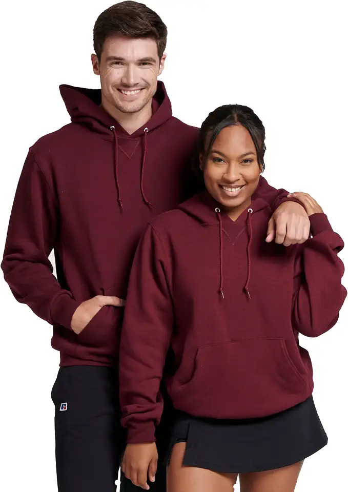 OEKO-TEX STANDARD 100 Russell Athletic mens Dri-power Fleece Hoodies, Moisture Wicking, Cotton Blend, Relaxed Fit, Sizes S-4x