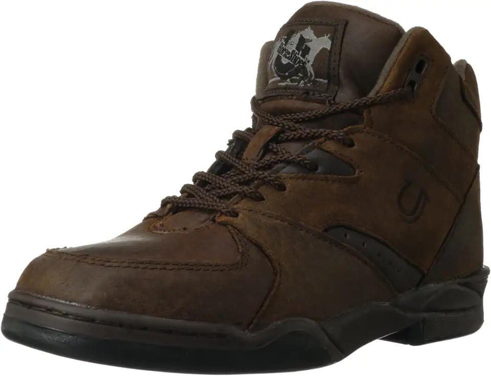 ROPER Mens Horseshoe Round Toe Lace Up Casual Boots Ankle