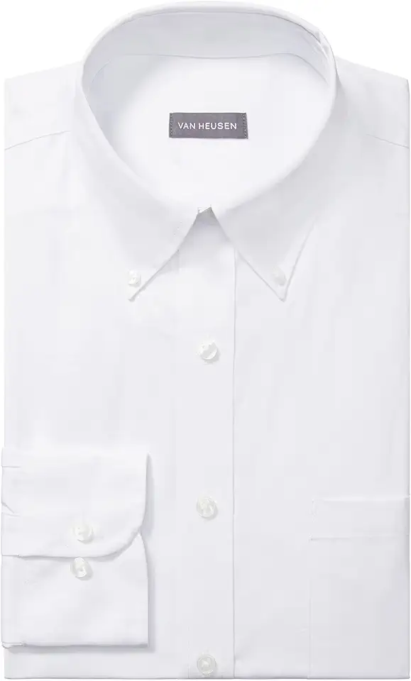 Van Heusen Men's Pinpoint Solid Shirt
