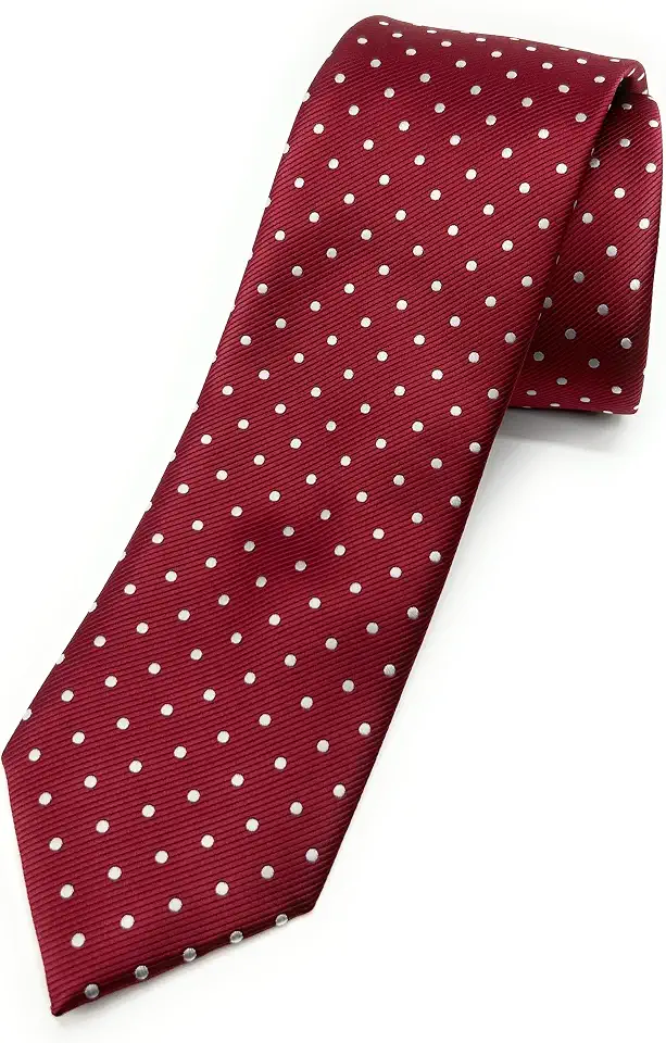 Polka Dot Ties for Men - Woven Dots Necktie - Mens Ties Neck Tie by Scott Allan