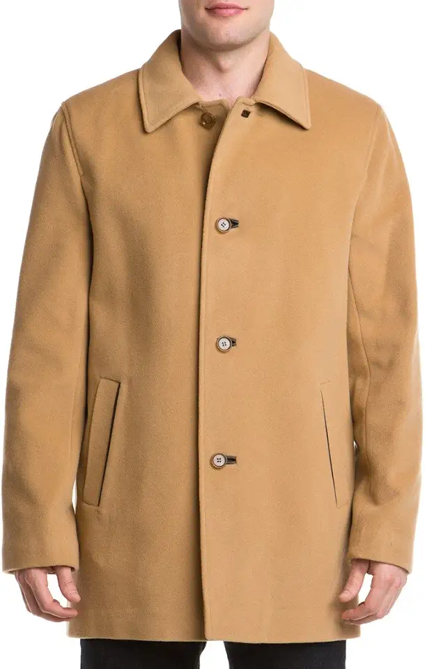 Cole Haan Men's Cashmere Blend Overcoat Coat