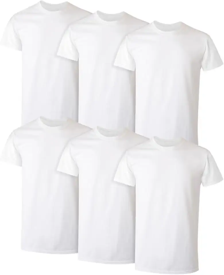 Hanes Men's Undershirt Packs, Stay-Tucked Soft Cotton Undershirts, Best Undershirts for Men, White/Black/Asstd Multipacks