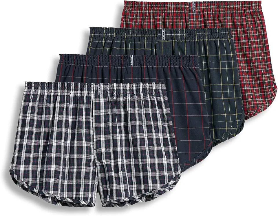 Jockey Men's Underwear Tapered 5" Boxer - 4 Pack