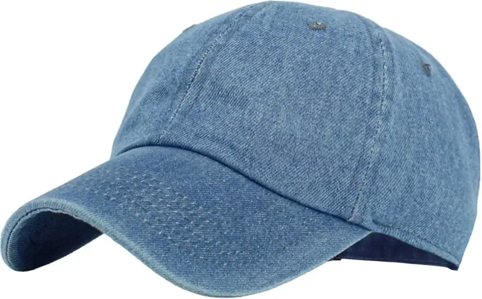 KBETHOS Classic Unisex Cotton Adjustable Low Crown Baseball Cap – Plain Dad Hat