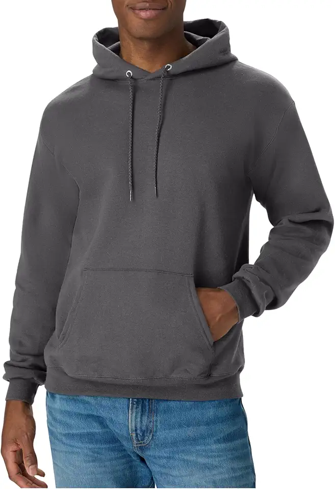 Hanes Men's Hoodie - EcoSmart Fleece Hooded Sweatshirt for Men & Women - Midweight Fleece - Big & Tall Available