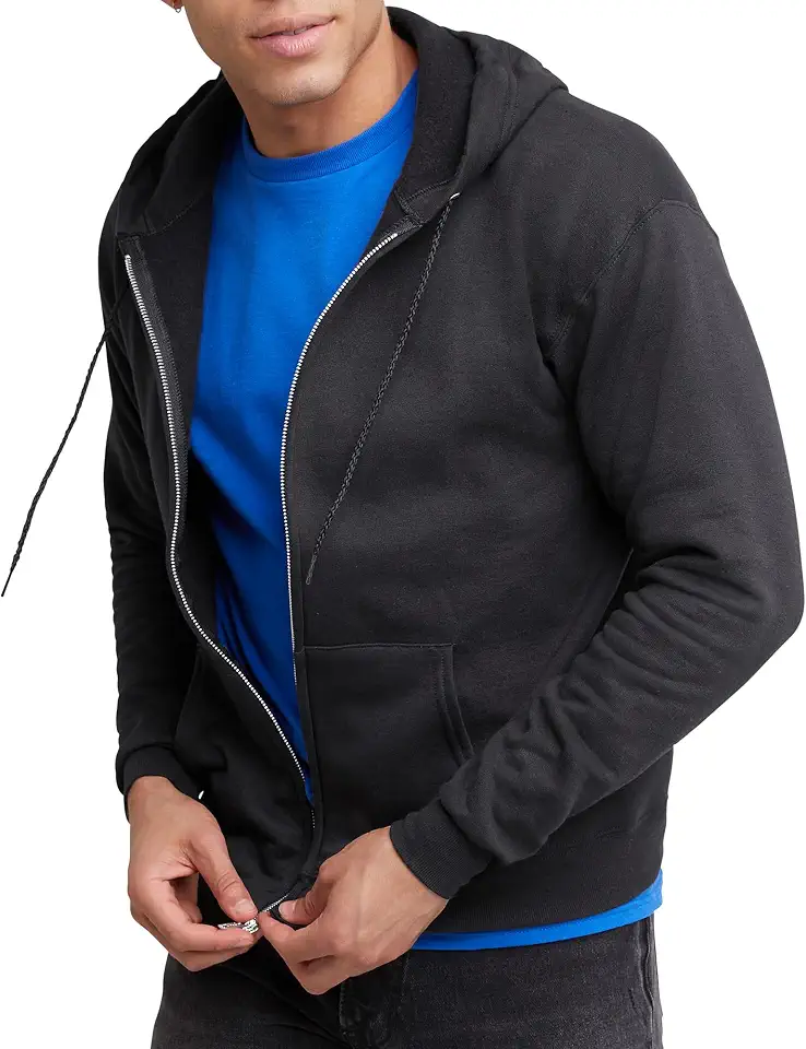 Men's Black Zip Jacket