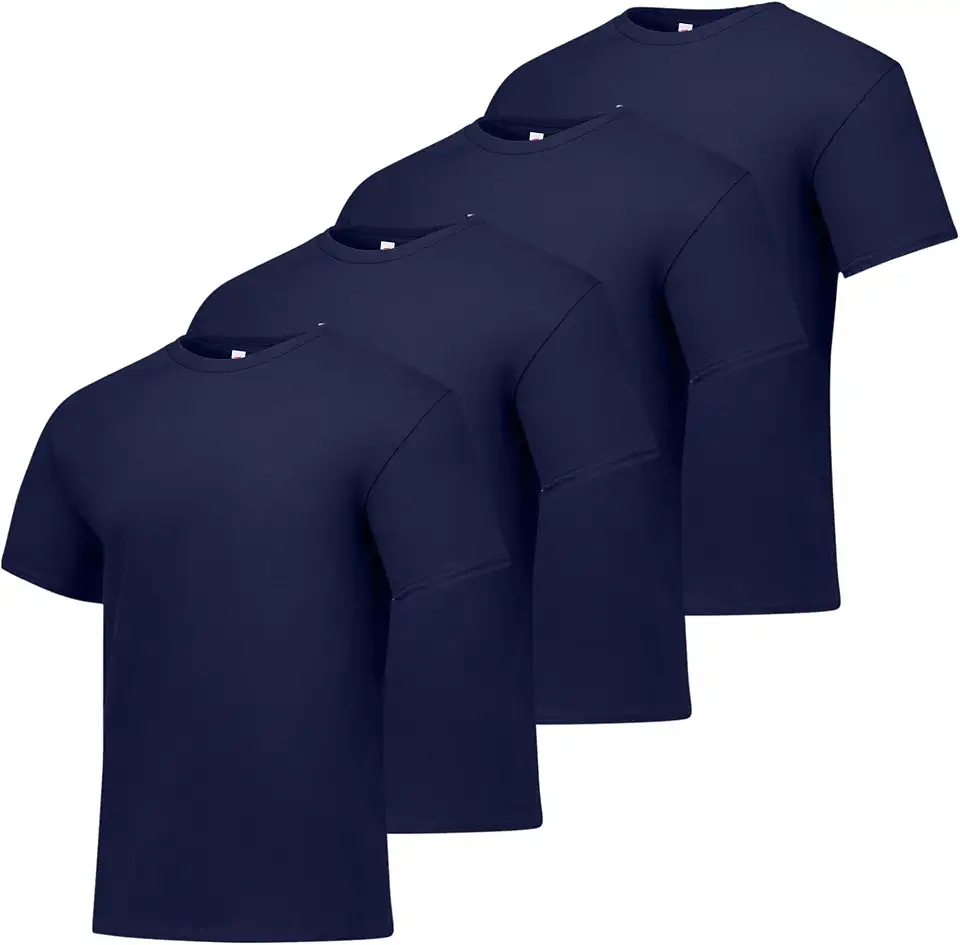 Hanes Men's T-Shirt Pack - 4 or 6 Pack - Essential-T Crewneck Cotton T-Shirts - Everyday Men's Clothing - Big & Tall