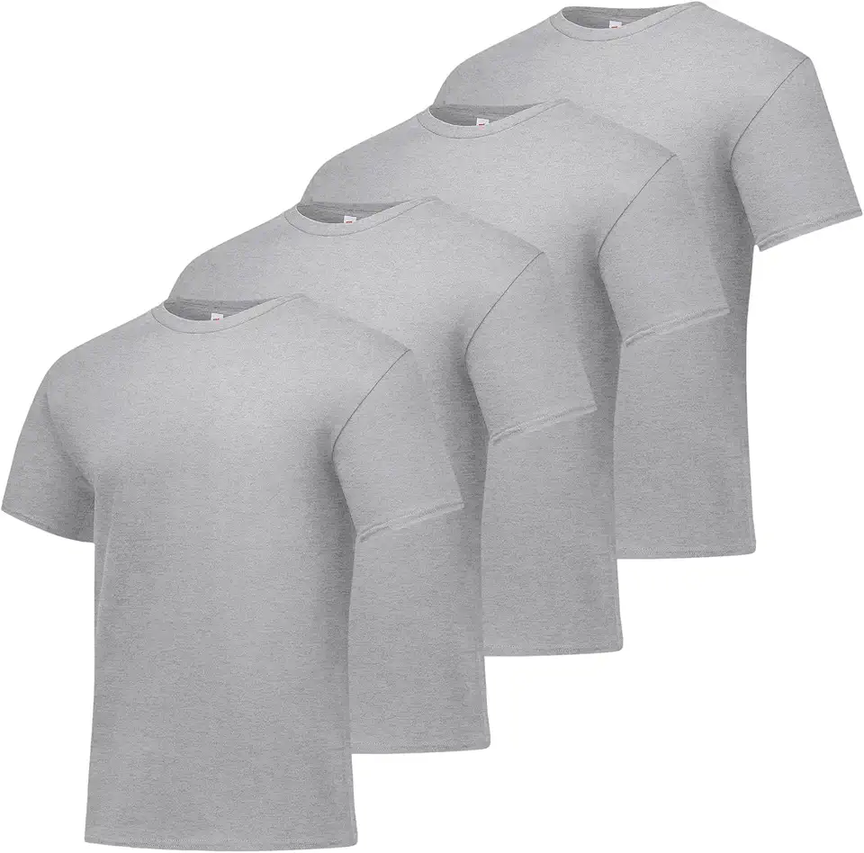 Hanes Men's T-Shirt Pack - 4 or 6 Pack - Essential-T Crewneck Cotton T-Shirts - Everyday Men's Clothing - Big & Tall