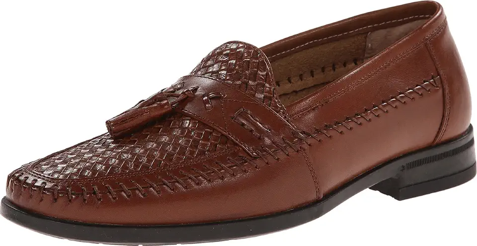 Nunn Bush Strafford Woven Moc Toe Loafer
