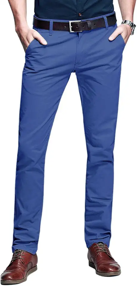 Match Men's Slim Tapered Casual Pants #8105