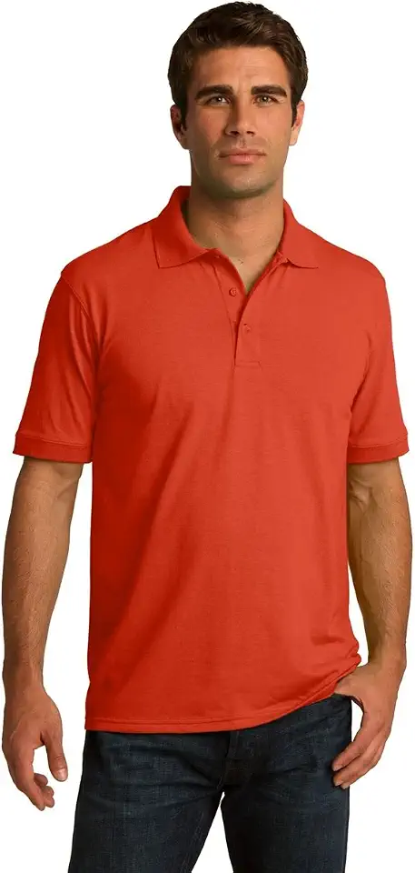Clothe Co. Men's Big and Tall Polo Shirt, Men's Tall Polo Short Sleeve Performance Cotton Blend