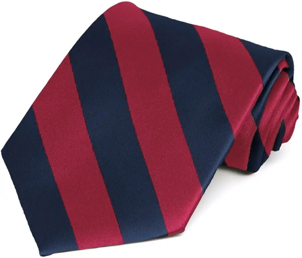 tiemart Men's Striped Tie Standard Length