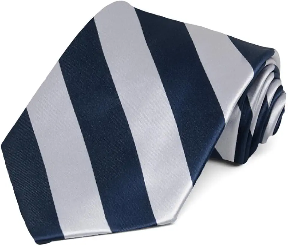 tiemart Men's Striped Tie Standard Length