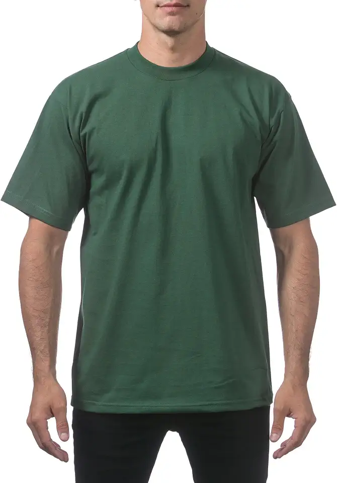 Pro Club Men's Heavyweight Cotton Short Sleeve Crew Neck T-Shirt