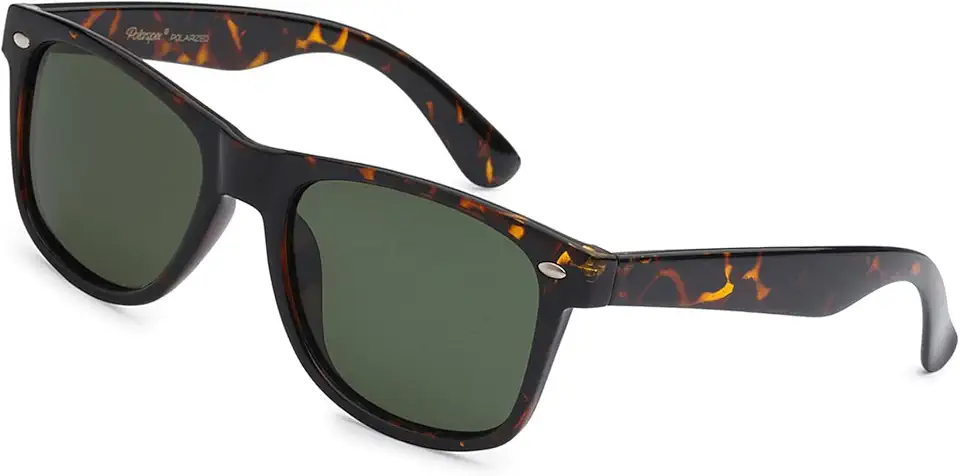 PolarSpex Polarized Sunglasses for Men and Women – UV Protection, Durable & Lightweight Retro Sunglasses for Driving, Fishing