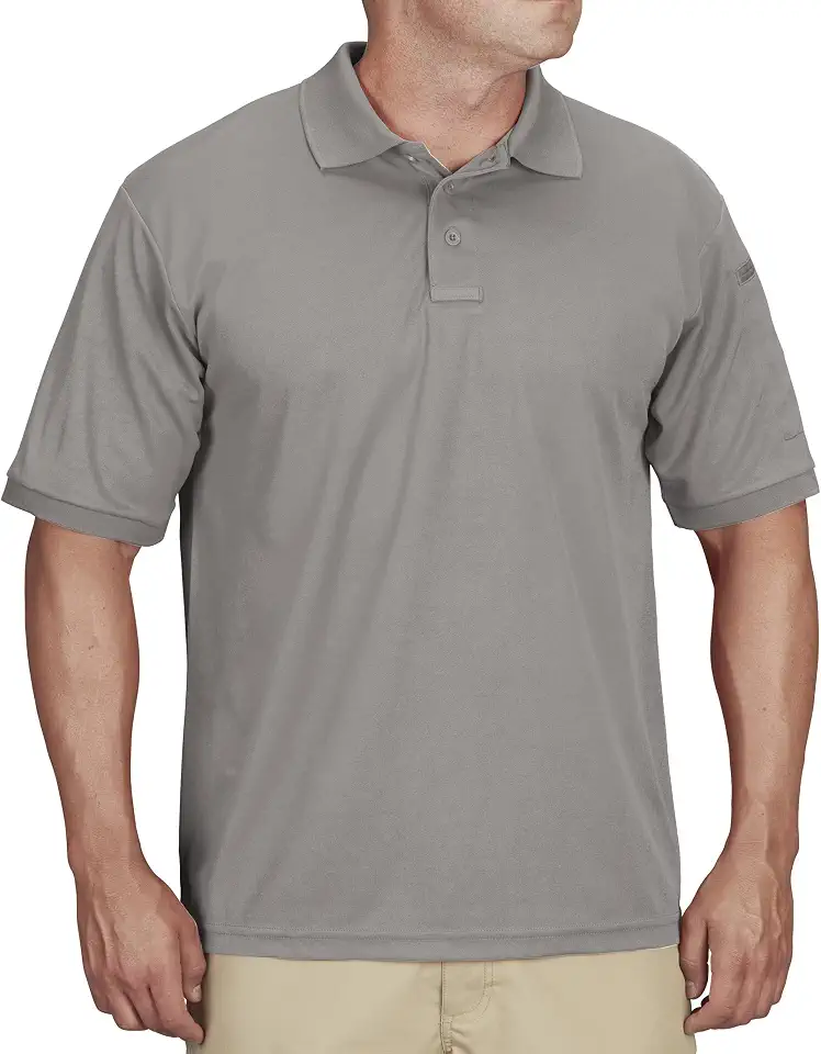 Propper Men's Short Sleeve Polo, Moisture-Wicking | Short Sleeve Polo Shirt for Work, Uniform