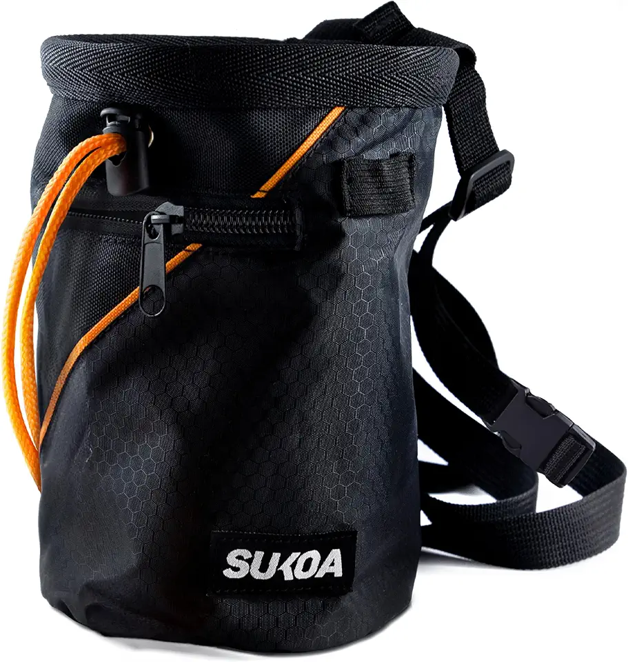 Men's Zippered Rock Climbing Chalk Bag