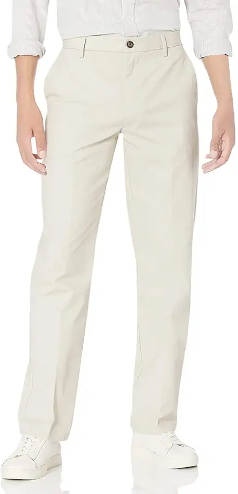 Amazon Essentials Men's Classic-Fit Wrinkle-Resistant Flat-Front Stretch Chino Pant