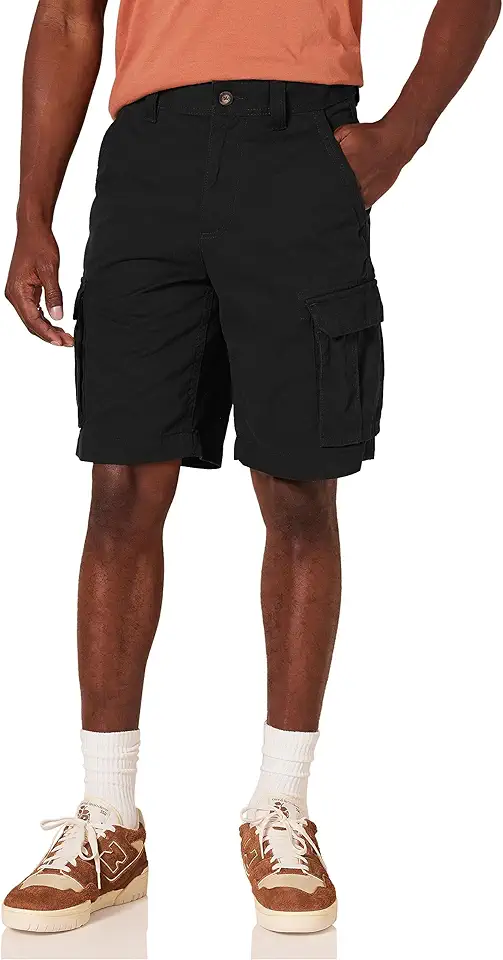 Men's Black Cargo Shorts