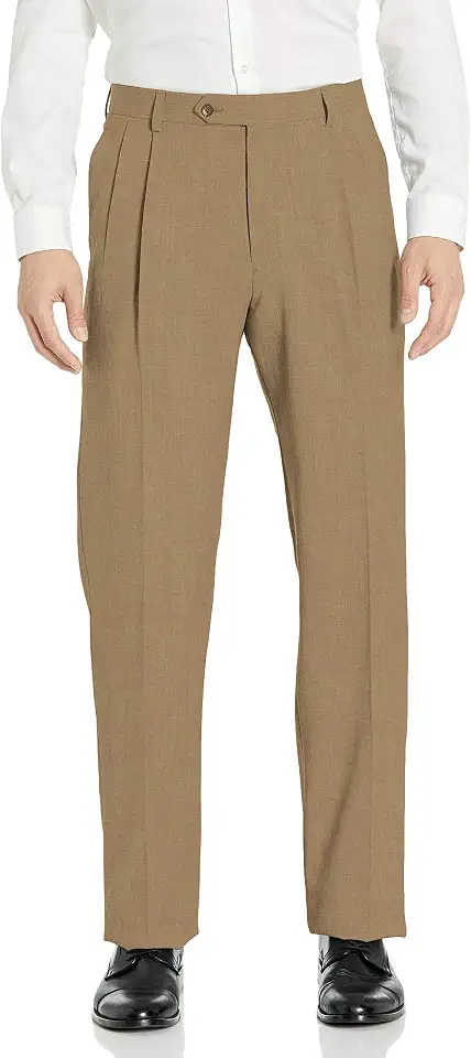 Palm Beach Men's Preston Reverse Pleat Dress Pant