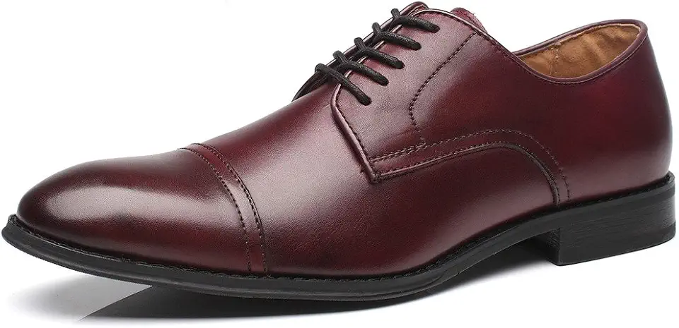 Men's Oxfords Shoes Splendo-1-burgundy