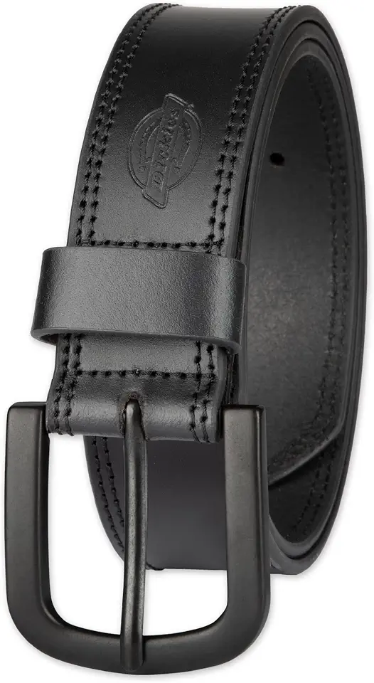 Dickies Men's Genuine Leather Work Casual Belt