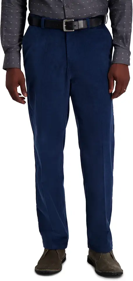 Haggar Men’s Classic Fit Premium Stretch Corduroy Pant