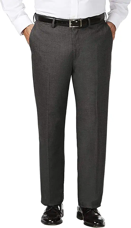 Haggar Men's Big & Tall JMH Classic Fit Dress Pant