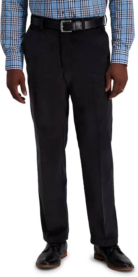 Haggar Men’s Classic Fit Premium Stretch Corduroy Pant