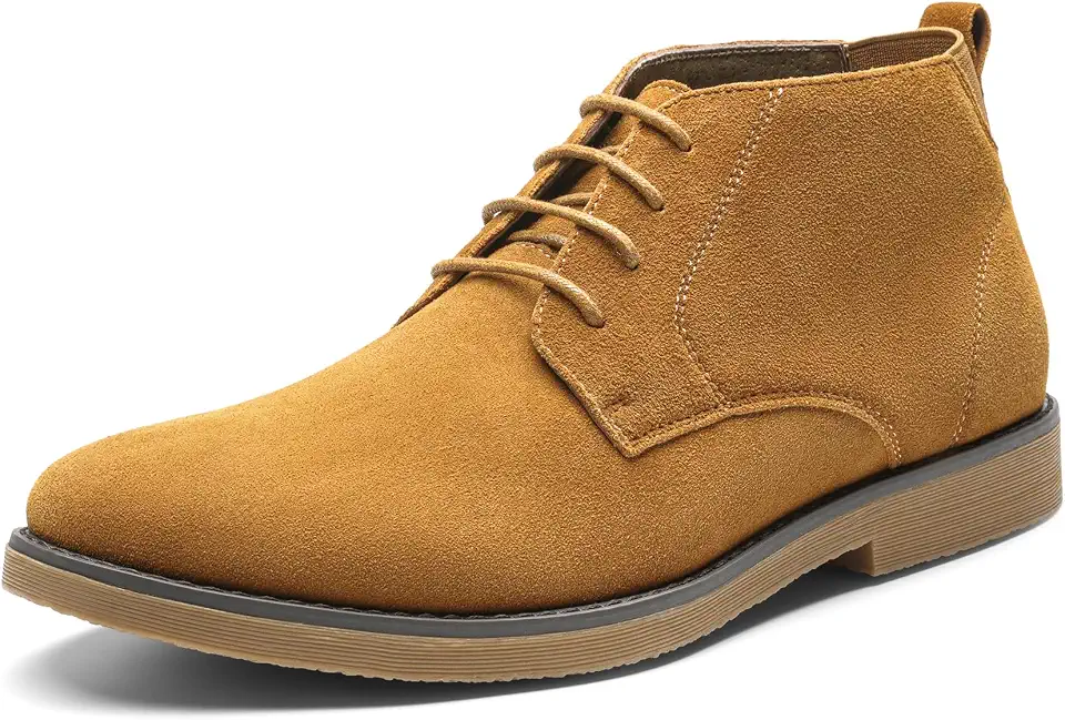Men's Tan Suede Chukka Desert Boots