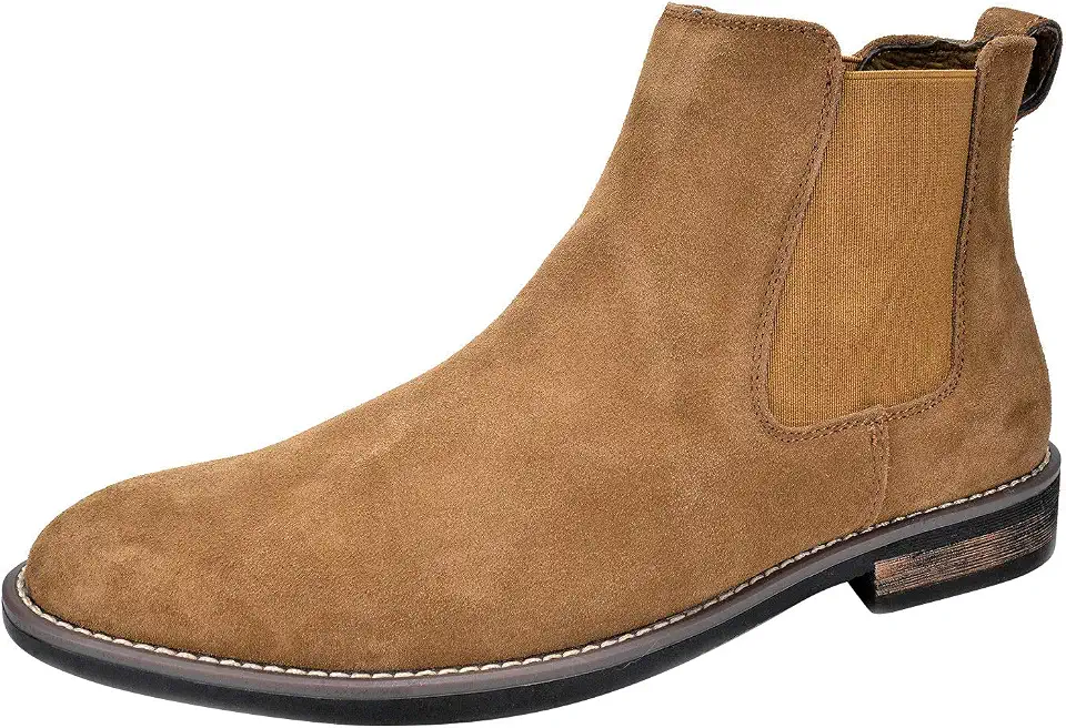 Bruno Marc Men's Classic Chelsea Ankle Dress Boots