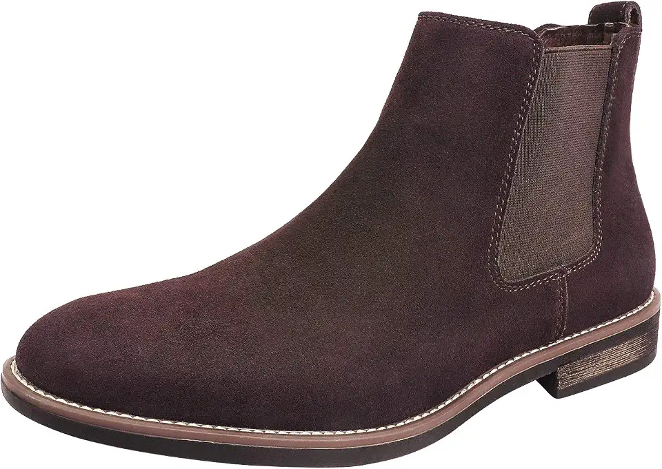 Bruno Marc Men's Classic Chelsea Ankle Dress Boots