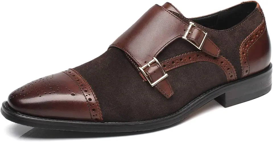 Brown Leather Slip-On Loafers for Men by La Milano