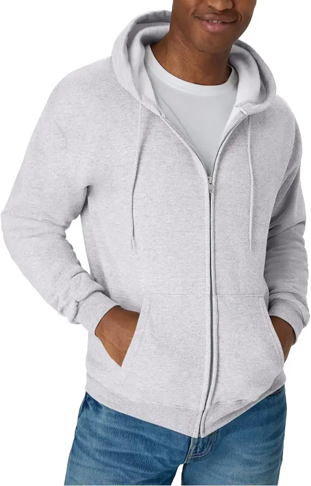 Men's Grey Zip Up Jacket