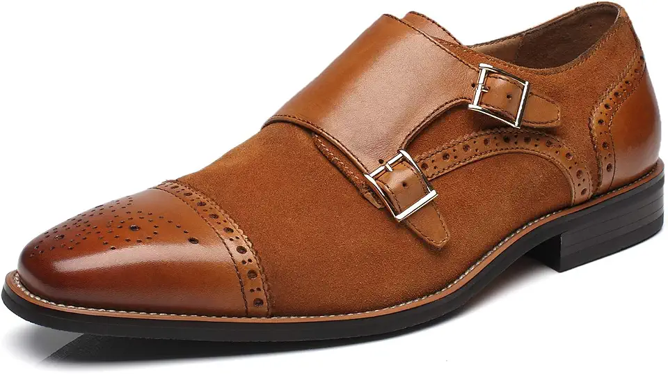 Brown Leather Slip-On Loafers for Men by La Milano