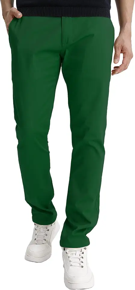 Match Men's Regular Fit Comfort Stretch Casual Chino Pants