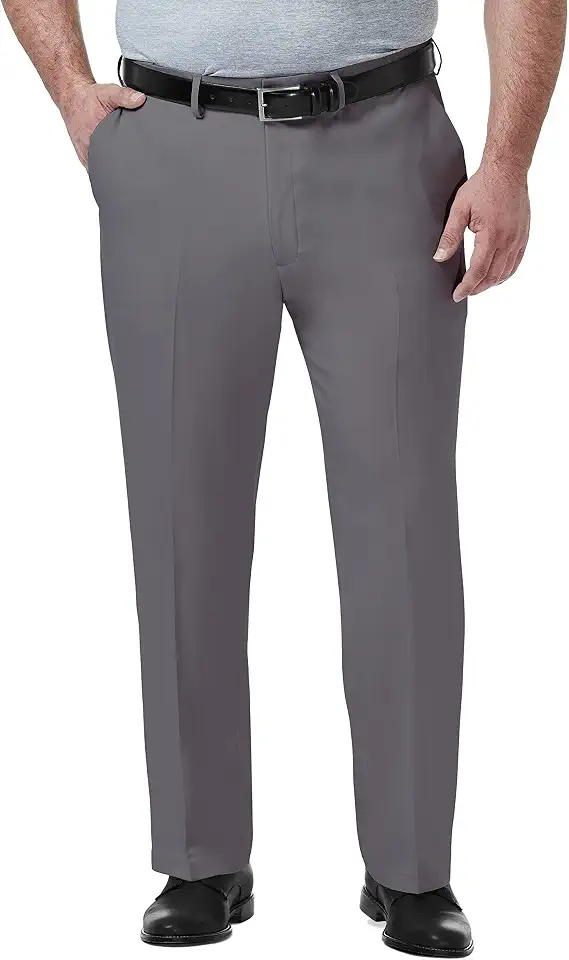 Haggar Men's Big & Tall Classic Fit Premium Comfort Dress Pant