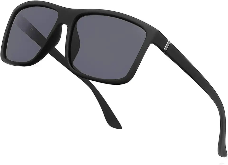 Men's Sports Polarized Sunglasses Square Frame Glasses NP1007