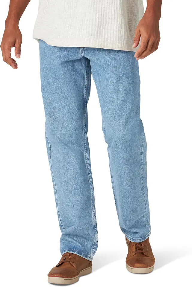 Wrangler Men's Classic 5-Pocket Relaxed Fit Cotton Jean