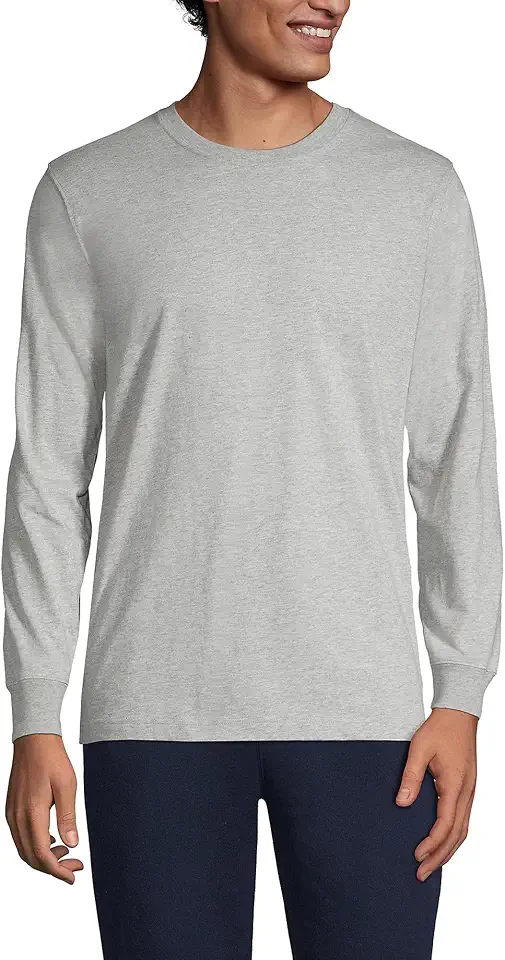 Lands' End Men's Super-T Long Sleeve T-Shirt