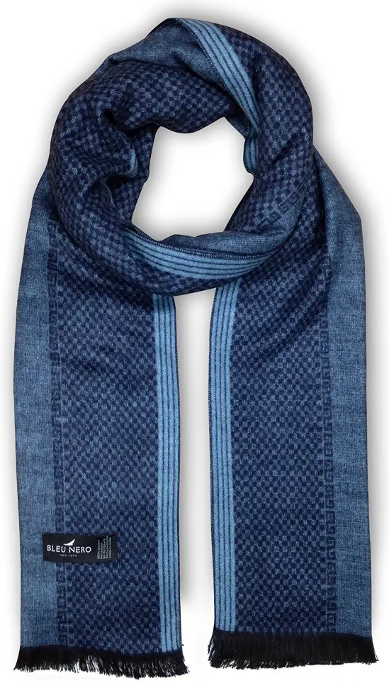 Bleu Nero Luxurious Winter Scarf for Men – Large Selection of Unique Design Premium Scarves