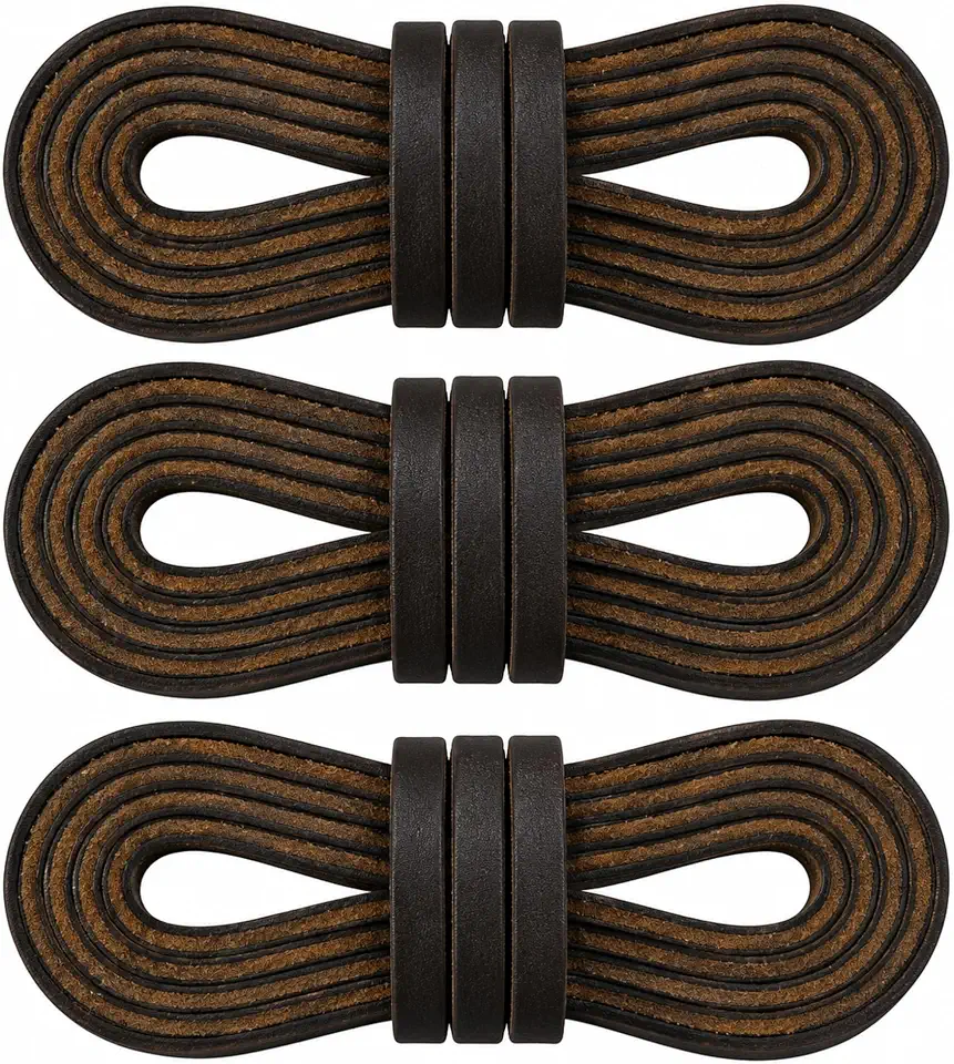 TOFL Logger Style Heavy Duty Boot Laces for Work Boots | 54 Inch Replacement Laces 1 Pair and Spare