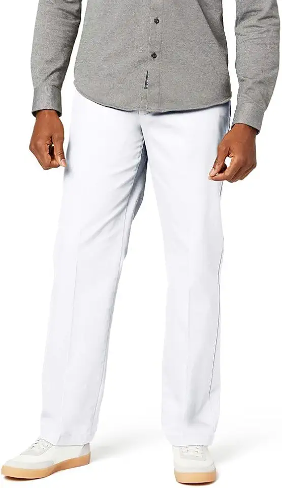 DOCKERS Men's Classic Fit Signature Khaki Lux Cotton Stretch Pants