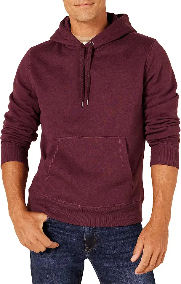 OEKO-TEX STANDARD 100 Amazon Essentials mens Fleece Pullover Hooded Sweatshirt