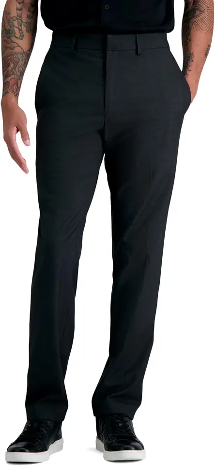Kenneth Cole Reaction Men's Stretch Weave Slim Fit Dress Pant